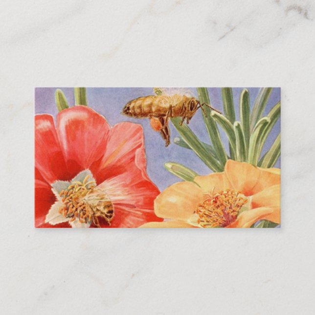 Honey Bee Beekeepers Business Contact Card Product (Front)