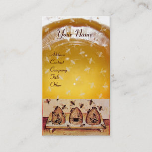 HONEY BEE ,BEEKEEPING,BEEKEEPER APIARIST BUSINESS CARD