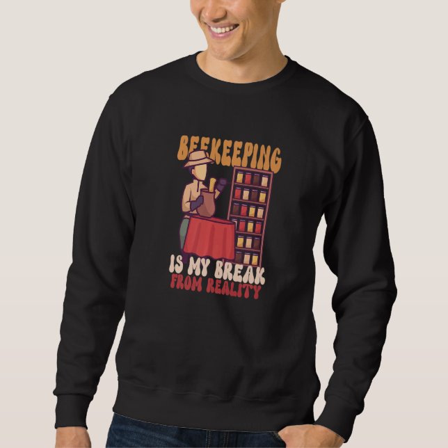 Honey Bee Beekeeping Beekeeper Honeybee Beekeeping Sweatshirt (Front)