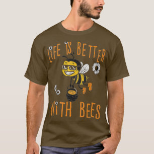 Honey Bee Beekeeping Funny Cute Insect Farming T-Shirt