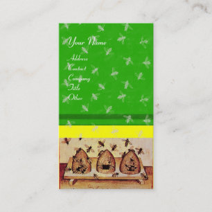 HONEY BEE ,BEEKEEPING ,green Business Card