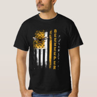 Honey Bee Beekeeping Hive Beekeeper USA Flag Indep