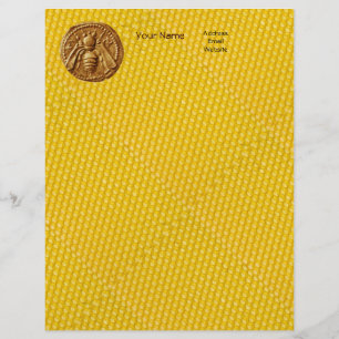 HONEY BEE ,BEEKEEPING LETTERHEAD DESIGN