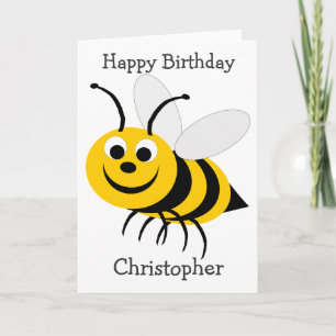 Honey Bee Birthday Card