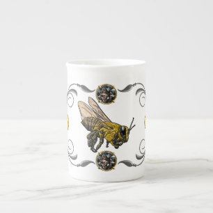 Honey Bee Bone China Mug