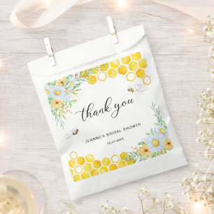 Honey Bee bridal shower thank you Favour Bags