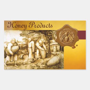 HONEY BEE, BROWN WAX SEAL