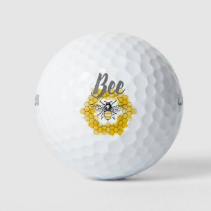 Honey bee Bumblebee trendy summer and spring Golf Balls