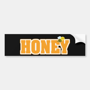 HONEY BEE BUMPER STICKER