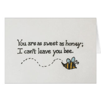 Honey Bee Card