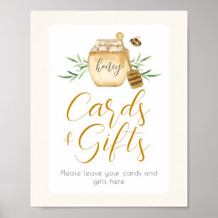 Honey Bee Cards And Gift Baby Shower Table Sign