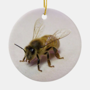 honey bee ceramic tree decoration