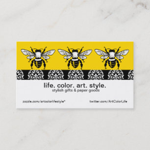 Honey Bee Custom Business Card