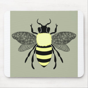Honey Bee Design Mouse Mat