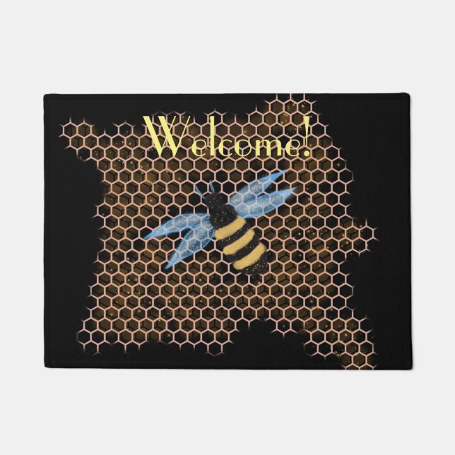 Honey Bee  Doormat (Front)