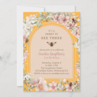 Honey Bee Enchanted Garden Third Birthday