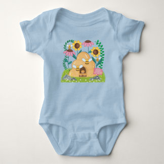 Honey Bee Family Baby Bodysuit