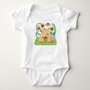 Honey Bee Family Baby Bodysuit