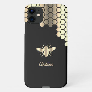 Honey Bee faux foil logo iPhone 11 Case