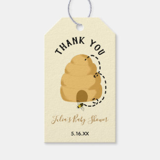 Honey Bee Favour Tag, Gender Reveal Baby Shower Gift Tags