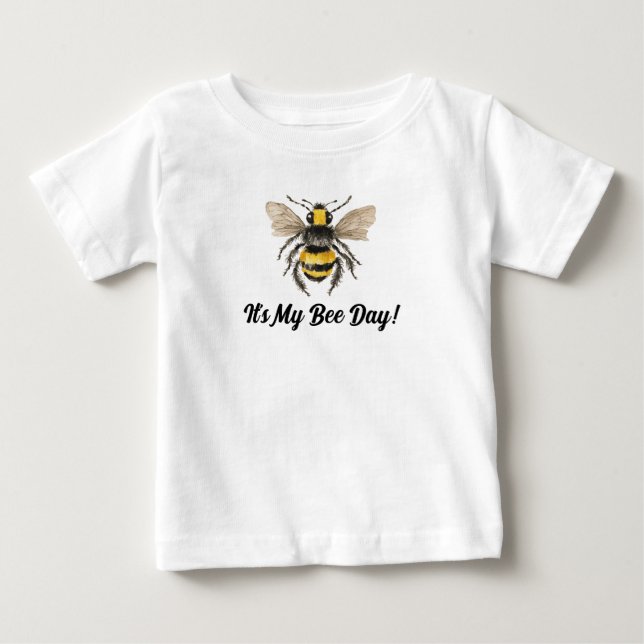 Honey Bee First Birthday Tshirt (Front)