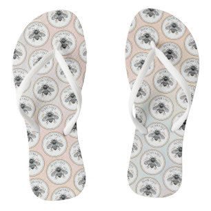 Honey Bee Flip Flops