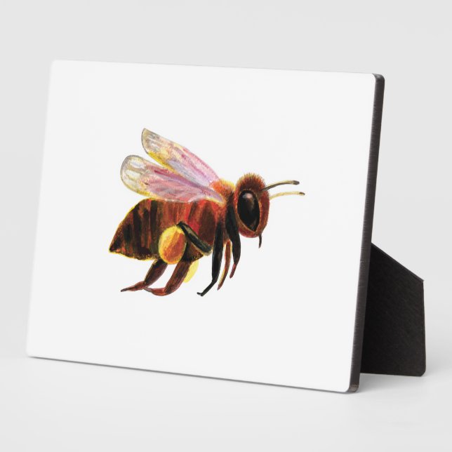 Honey Bee Flying  Plaque (Side)