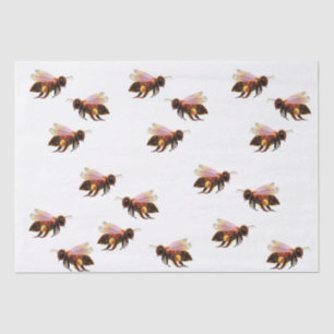 Honey Bee Flying   Tissue Paper