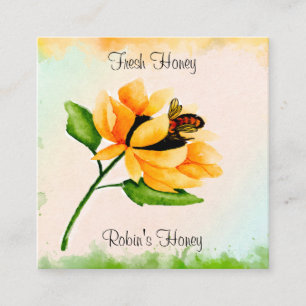 Honey Bee Fresh Honey Business Card