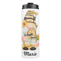 Honey Bee Gnome Travel Mug