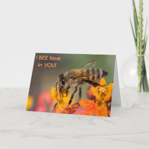 Honey Bee Greeting Card Blank