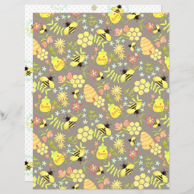 Honey Bee Grey (Front/Back)