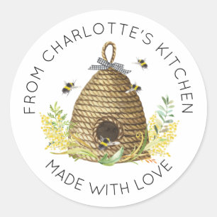 Honey Bee Hive Sweet as Honey Food Label