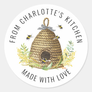 Honey Bee Hive Sweet as Honey Food Label