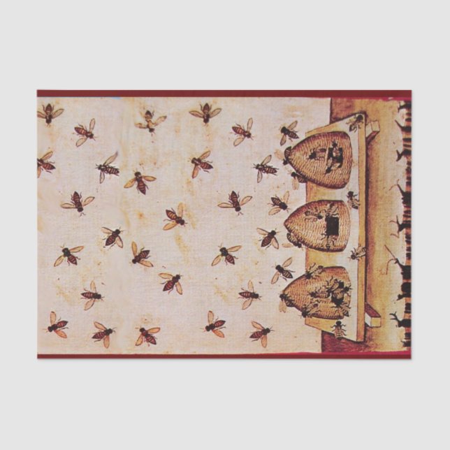 HONEY BEE HIVES ,BEEKEEPING, BEEKEEPER SUPPLIES TISSUE PAPER (Front)