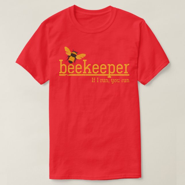 Honey Bee Hobby Funny Beekeeper T-Shirt (Design Front)