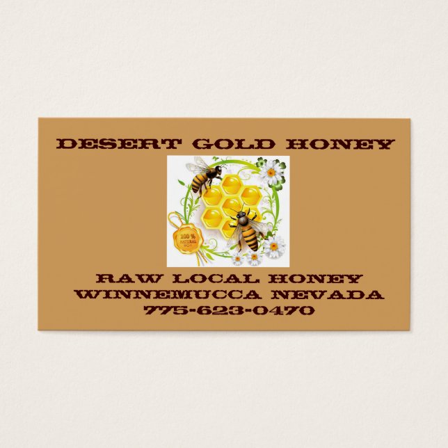 Honey Bee Honey Seller Beekeeper Apiarist (Front)