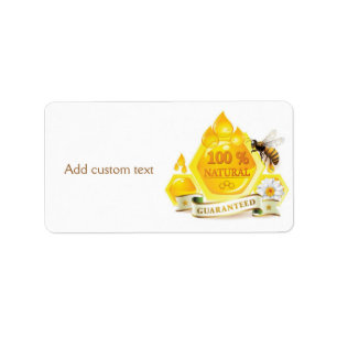 Honey Bee Honey Seller Beekeeper Apiarist Label