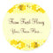 Honey Bee Honeycomb Art Custom Jar Stickers