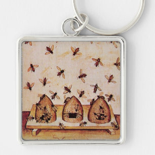HONEY BEE KEY RING