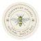 Honey Bee Label Yellow Beekeeper Apiary
