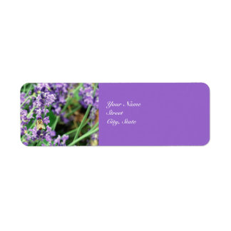 Honey Bee & Lavender address label