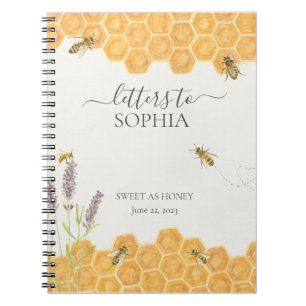 Honey bee letters to my daughter baby book