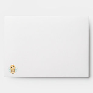 Honey Bee lined Invitation Envelope. Envelope
