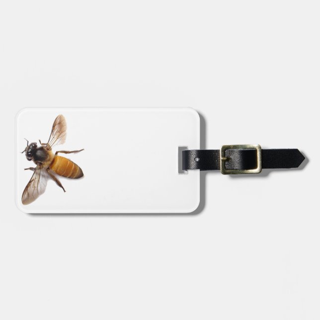 Honey Bee Luggage Tag (Front Horizontal)