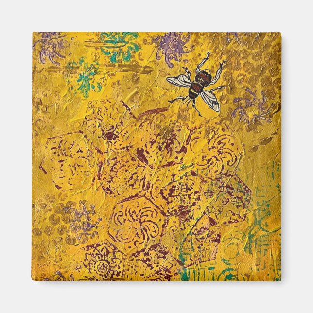 Honey Bee Magnet (Front)