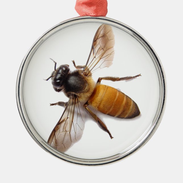 Honey Bee Metal Tree Decoration (Front)