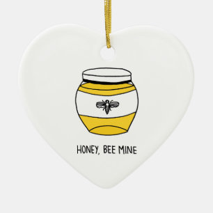 Honey, Bee Mine Ceramic Tree Decoration