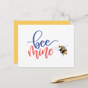 Honey Bee Mine Funny Valentine's Day Card