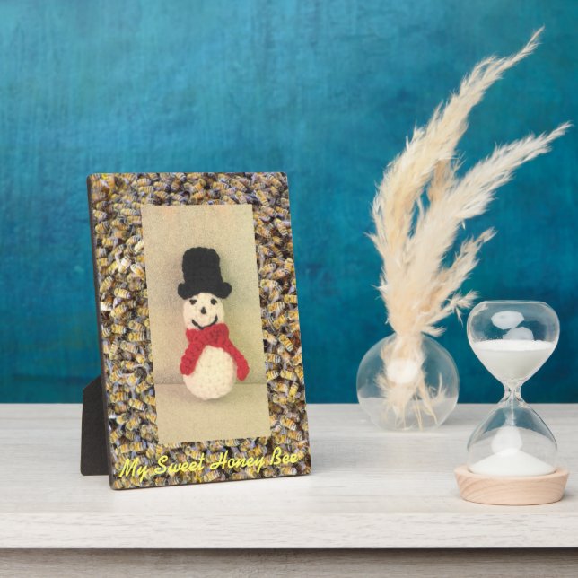 Honey Bee Mine Photo Plaque w Easel (Side)